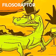 Arte promocional de Filosoraptor