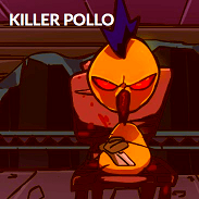 Arte promocional de Killer Pollo